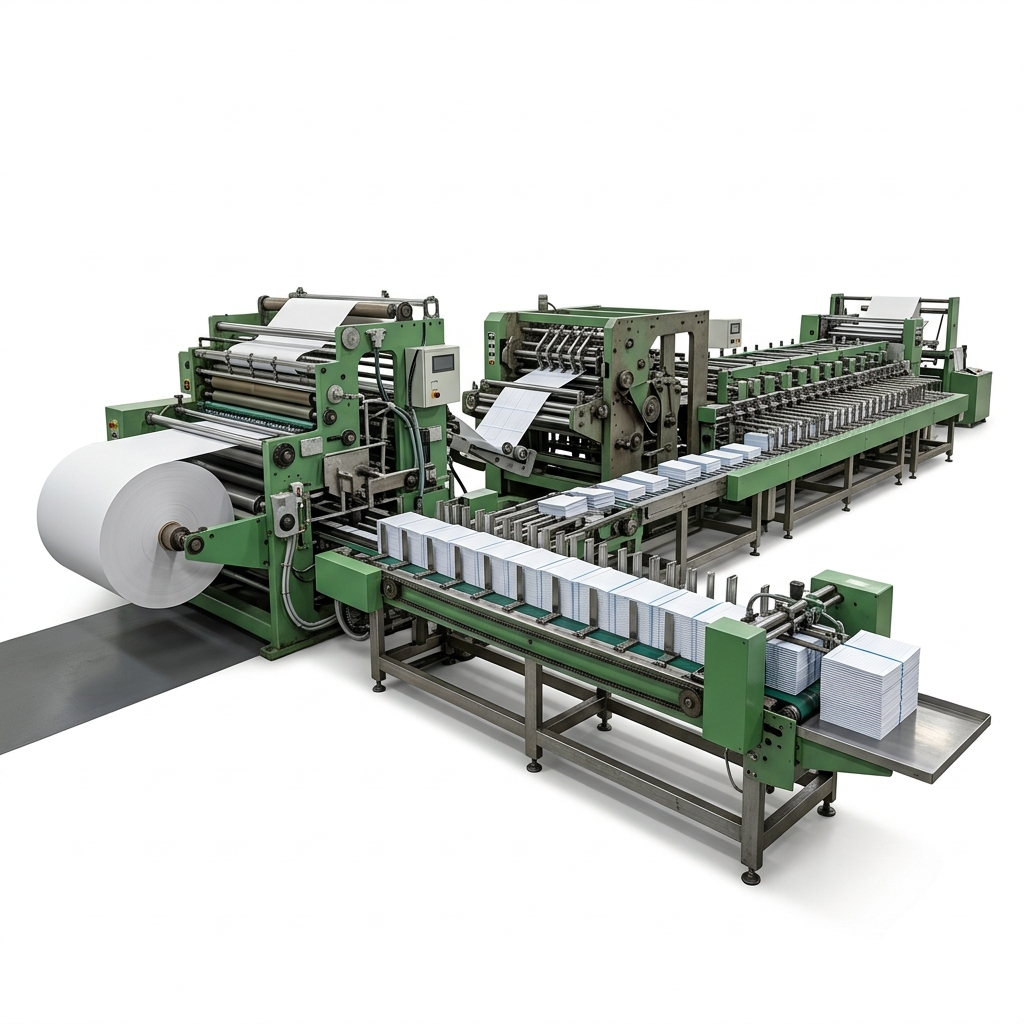 Fully Automatic Notebook Making Machine Manufacturer in India - Bangasree Machinery